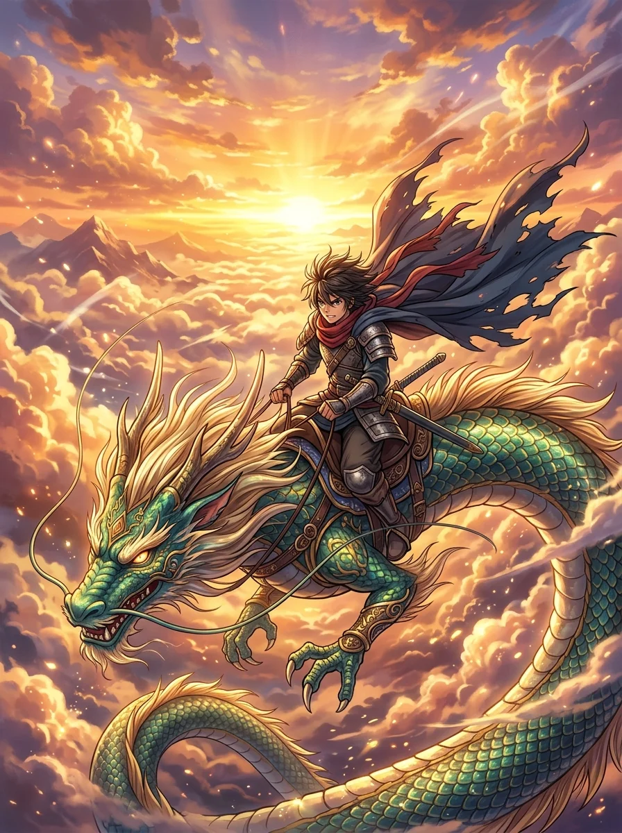 Dragon Rider in the Sky