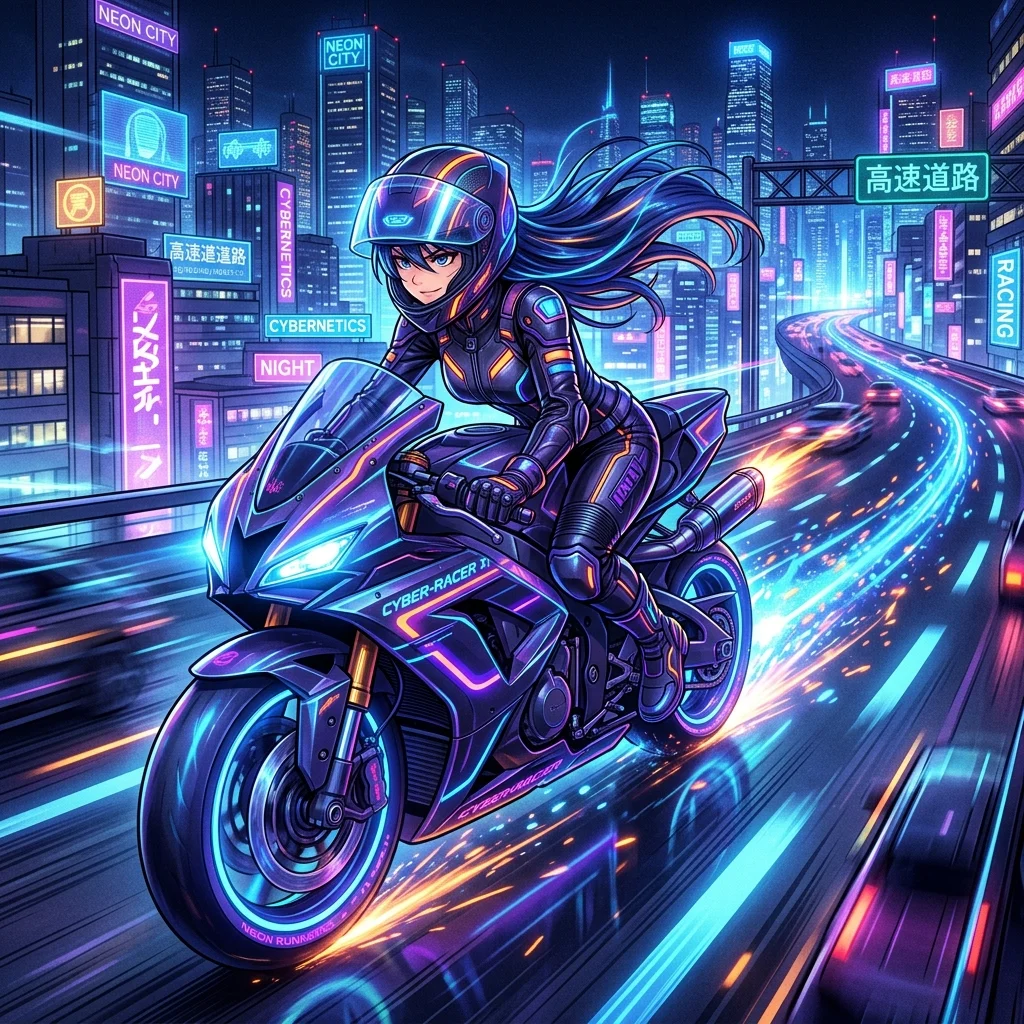 Neon City Racer