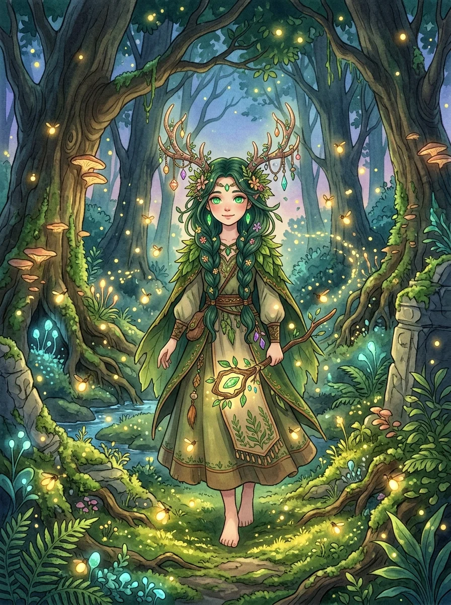 Mystical Forest Guardian