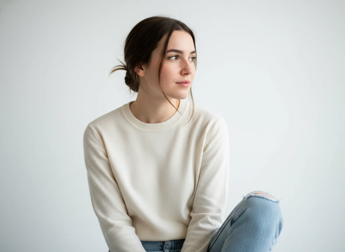 Upload clear portrait to AI clothes changer for virtual try-on