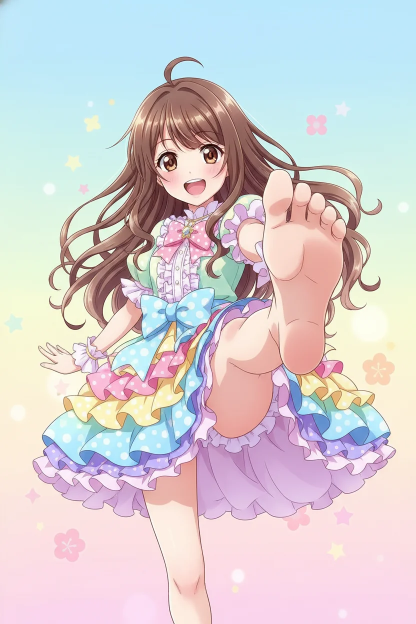 AI Feet Generator example with realistic foot completion