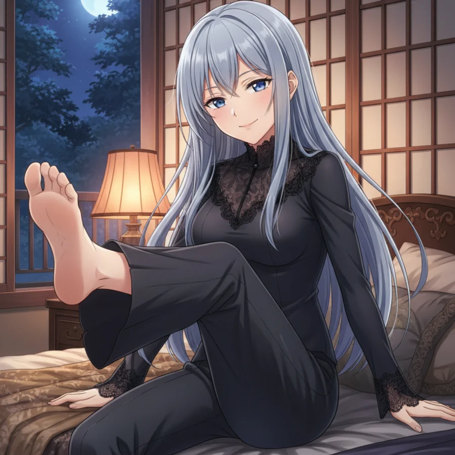 Example 1: image after AI feet generation and completion