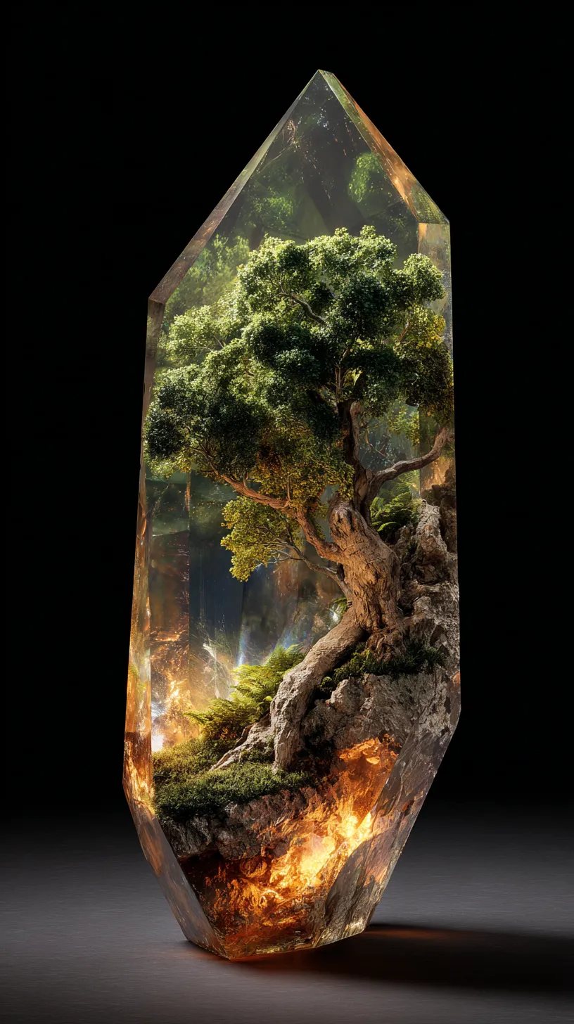 Crystal Jungle Dagger