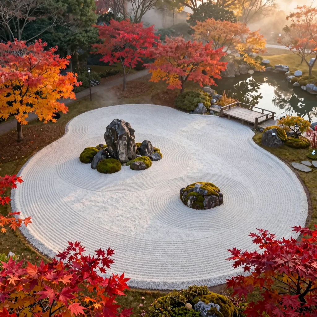 Aerial Zen Garden
