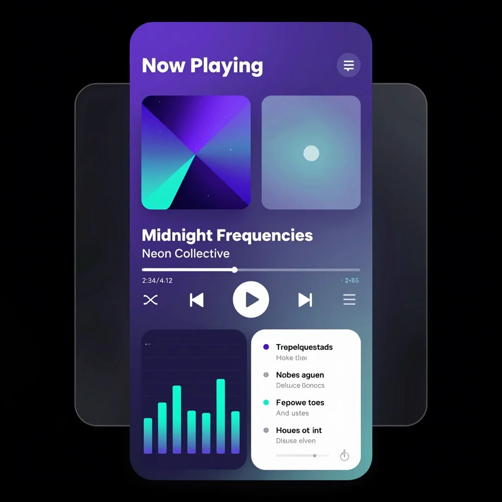 UI Mockup with Pixel-Perfect Text