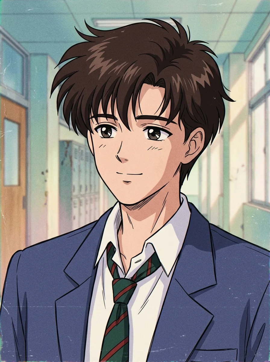 Selfie to 90s Retro Anime