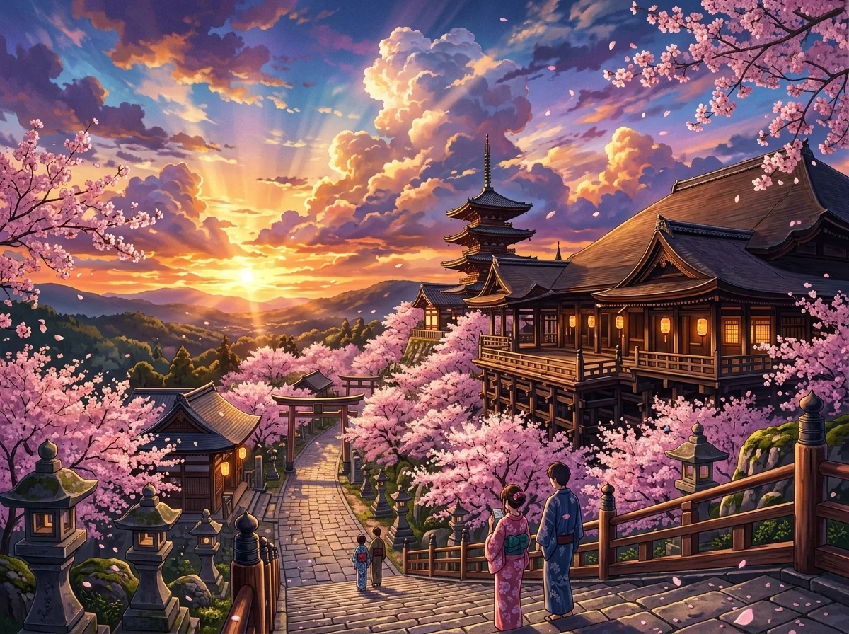 Architecture to Anime Scenery