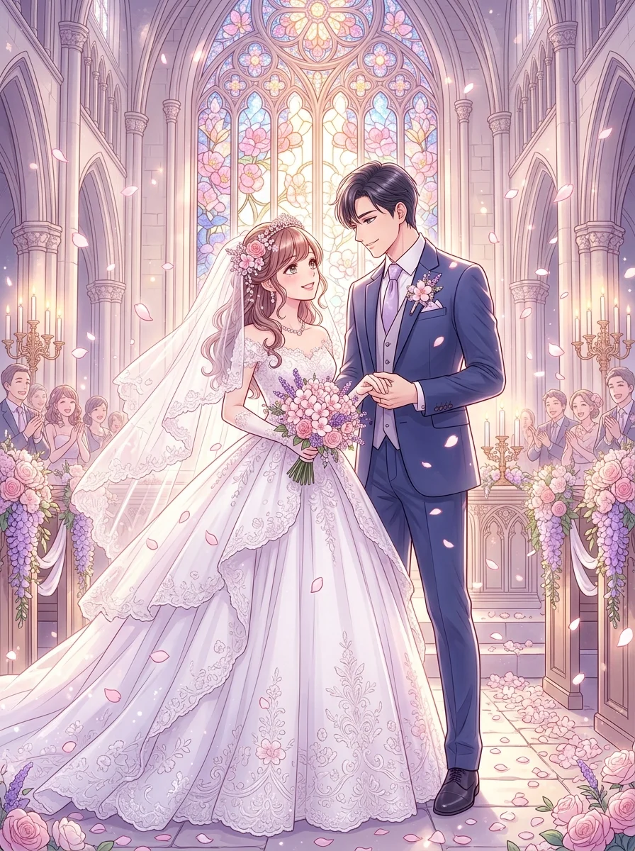 Wedding Photo to Anime Art